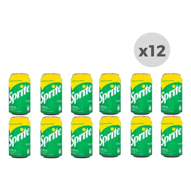 Sprite Lima Limón Lata 354ml X12