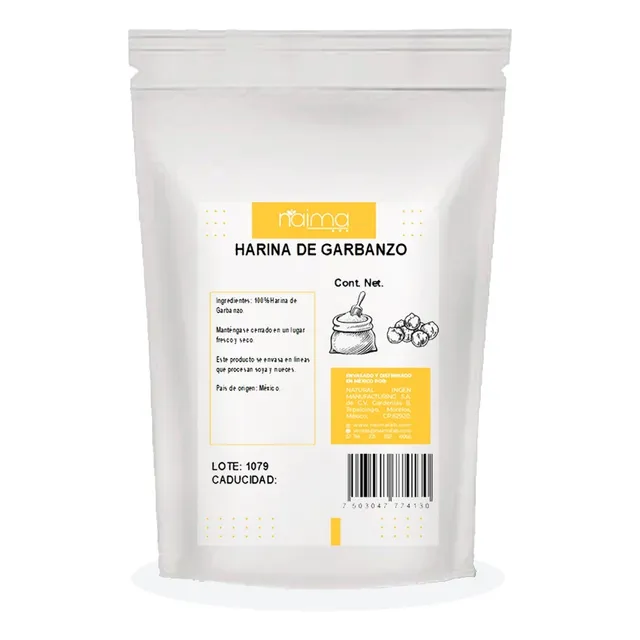 Harina De Garbanzo 5 Kg Sin Gluten. Envío Gratis