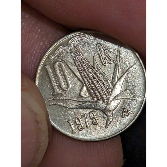 Moneda De 10 Centavos Elote Brillante 