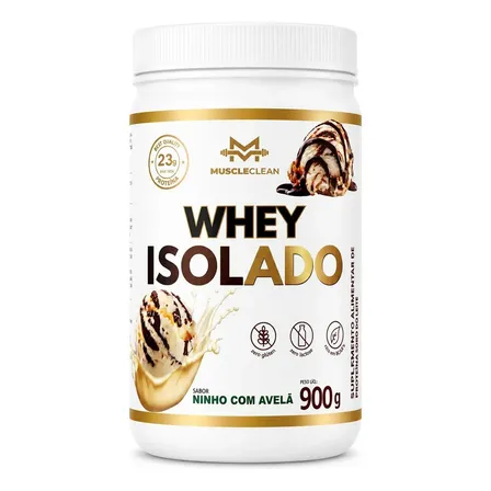 MuscleClean Whey Isolado Zero Lactose - Ninho com Avelã