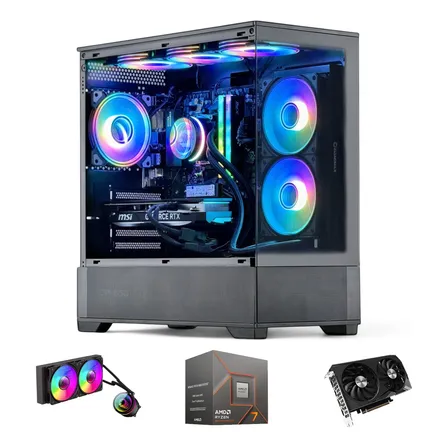 Pc Gamer Amd Ryzen 7 7700x 32gb Ddr5 1tb Rtx 5060 Ti 16gb 32 Gb