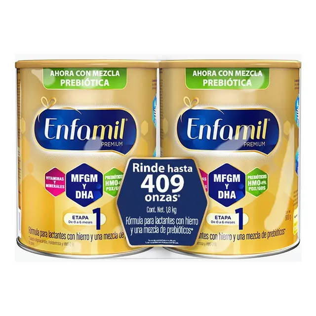 Enfamil Fórmula Infantil Etapa 1, 2 Latas De 900g C/u Msi