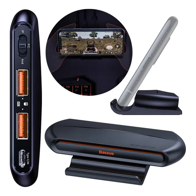 Baseus Gamo Mobile Y iPad Game Adapter Para Teclado Y Mouse