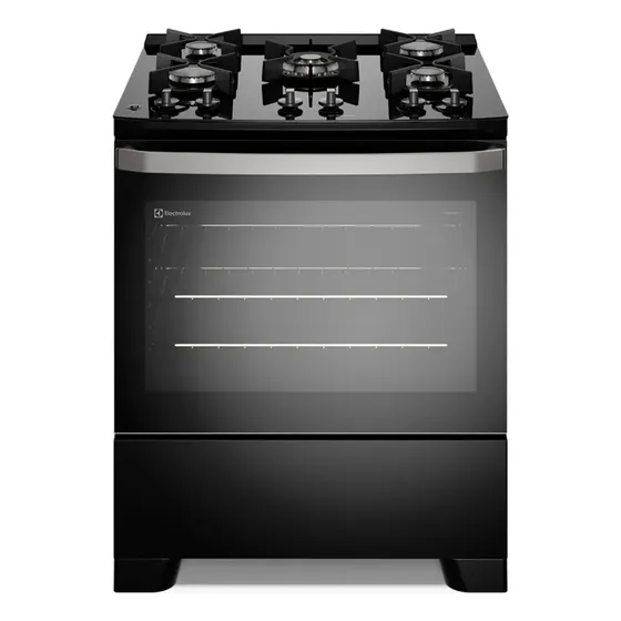 Fogão 5 Bocas Fe5gb Mesa Vidro Tripla Chama Electrolux