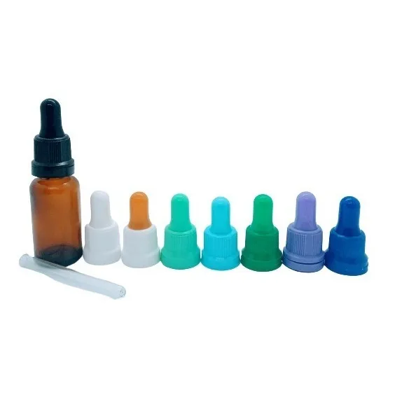 Vidro Ambar 5ml Com Conta Gotas (100 Un)
