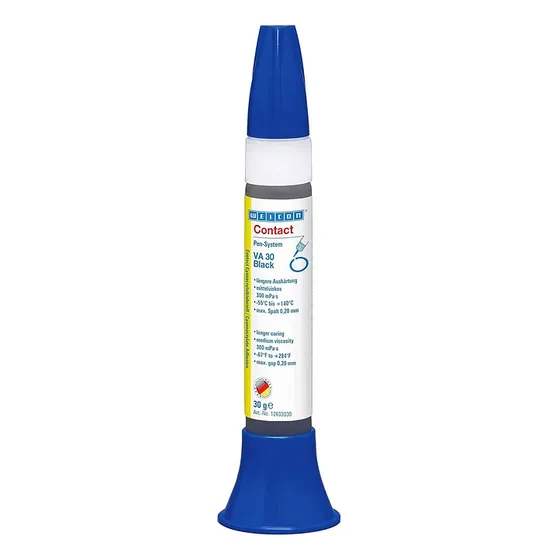 hesivo Cianoacrilato Caucho Y Plasticos 30 Grs Va 30 Black Color Negro
