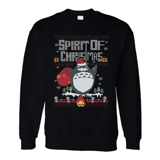 Sudadera Anime Navidad Ugly Christmas Sweater Totoro 01