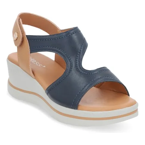 Sandalia Plataforma Mujer Corrida Marino Tacon 5 Cm 704-34
