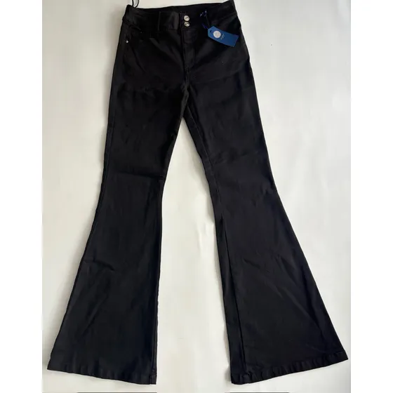 Jean Bota Campana, Tiro Alto, Negro, 5 Bolsillo - Studio F-