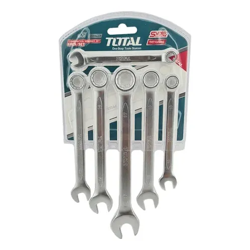 Kit Llaves Combinadas 6pzs 8-17mm Marca Total