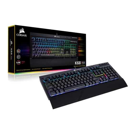 Teclado Gamer Corsair K68 Rgb Sem Fio - Ch-9102010-na