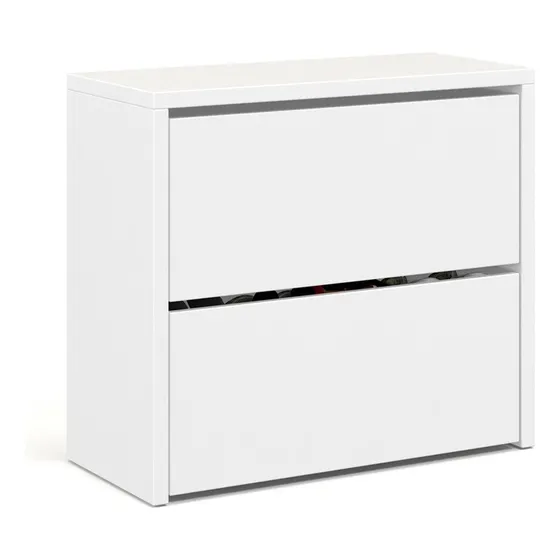 Sapateira Organizadora 2 Portas Basculante Decor Cores Cor Branco