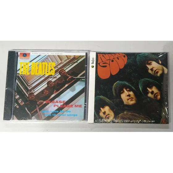 2 Cds  The Beatles Rubber Soul - Please Please