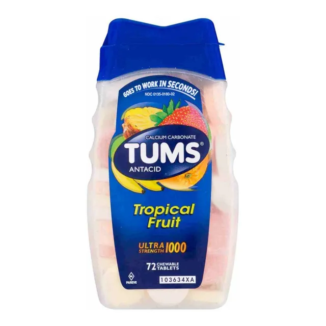 Antiacido Tums Extrafuertes Para El Alivio Estomacal
