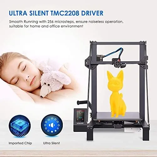 Impresora 3d Lk5 Larga Negro Filamento Pla 0.069 in
