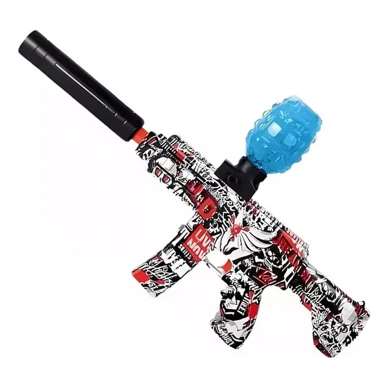 Pistola M416 Hidrogel Ametralladora Juguete Municiones Usb