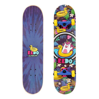 Patineta Redo Skateboard Unicornio 30.5 X 7.4 Pulgadas Patineta Redo Skateboard Unicornio 30.5 X 7.4 Pulgadas