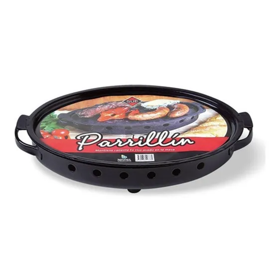 Brasero Parillin Portatil Oval Esmaltado Sue 40 Cm Explorer