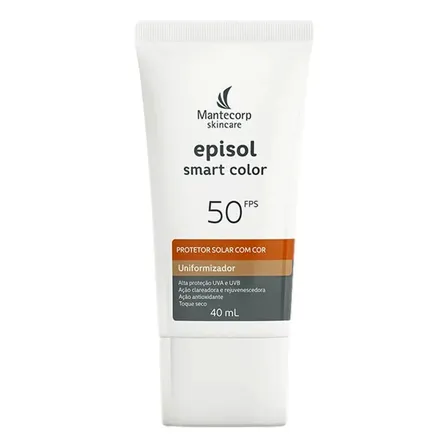 Protetor Solar Episol Smart Color Uniformizador Fps50 40ml