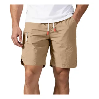 Shorts Masculino Casual Lisa Com Bolsos Wai Sky Blue Xl Cáqui Xxg