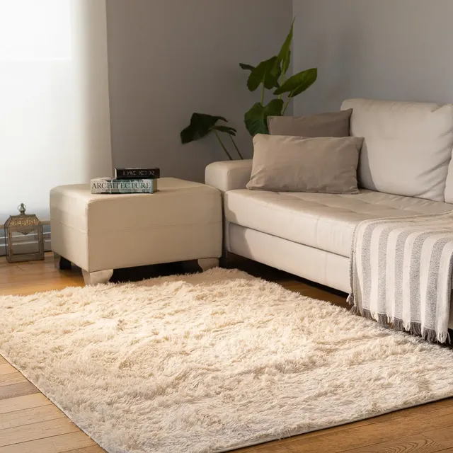 Alfombra 2x1,40 Mts Living Peluda Nórdica Pelo Largo