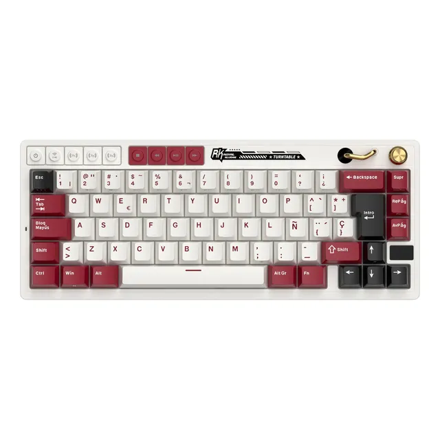 Teclado Mecánico Inalámbrico Español Rk Royal Kludge M65 Red