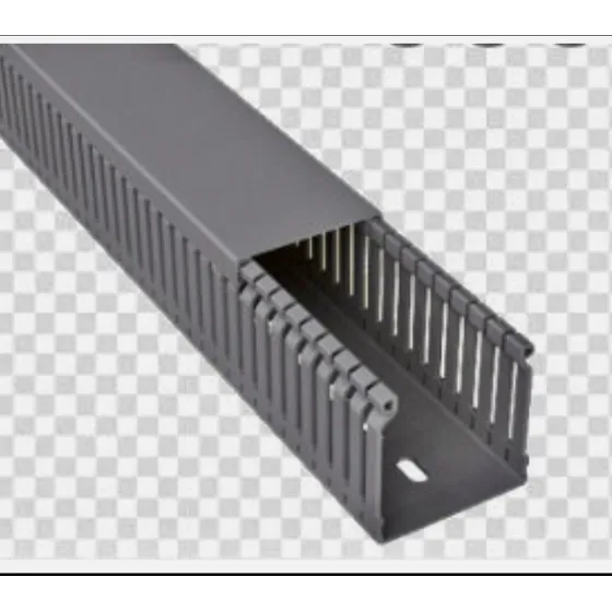 Canaleta Plastica Ranurada 40x40x2m