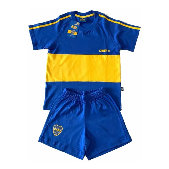 Conjunto Camiseta Short Boca Juniors Niños Producto Oficial