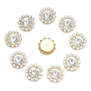 Botones De Diamantes De Imitación, Botón De Perlas, Horquill Botones De Diamantes De Imitación, Botón De Perlas, Horquill