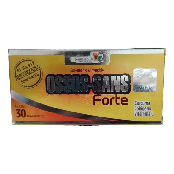 Ossos Sans Forte 30 Tabletas 700 Mg Naturacastle