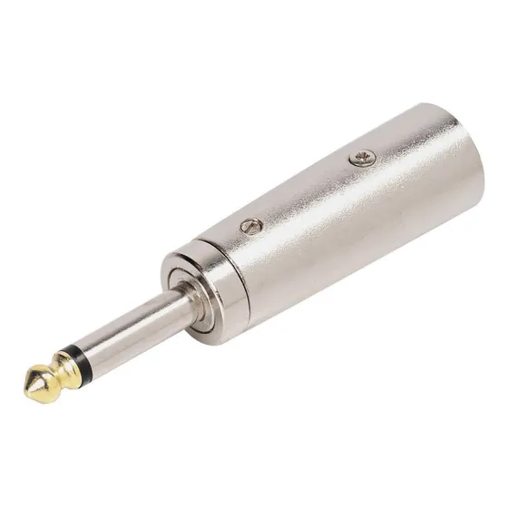 Adaptador Conectore Canon Xlr Hembre Plug 6.3 Audio Mono Ima