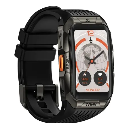 Relógio inteligente Kospet Tank X2 Ultra Preto