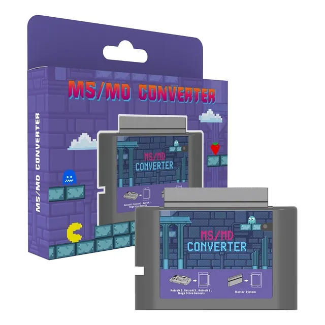 Adaptador Cartuchos Para Sega Master System A Mega Drive