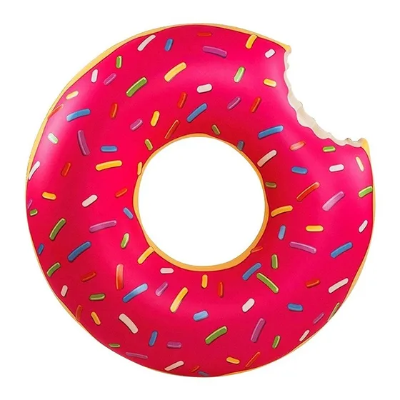 Flotador Dona Donuts Frutilla 120cm Inflable / Lhua