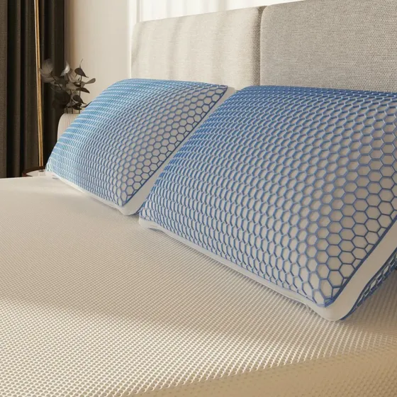 Promo 2 Almohadas Airgrid Memory Foam Elite Regulables Lcm