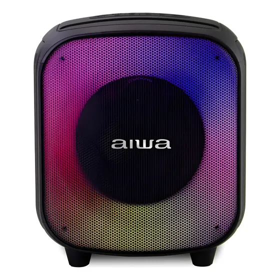 Bluetooth Aiwa Portatil 40w Con Función Tws Aw-b81 Negro