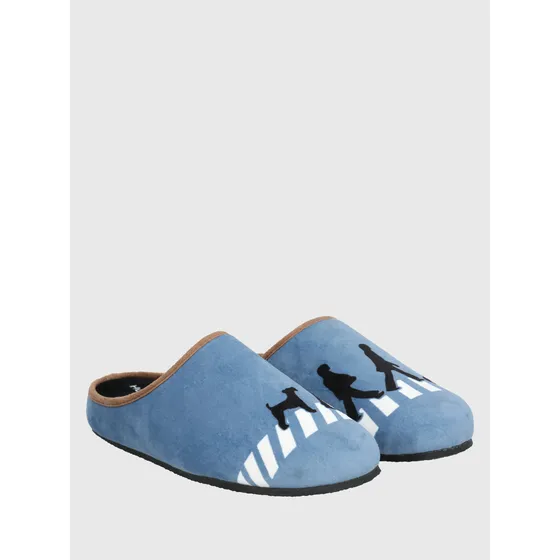 Pantufla Hush Puppies Hp Slipper Uk Road Blue Unisex