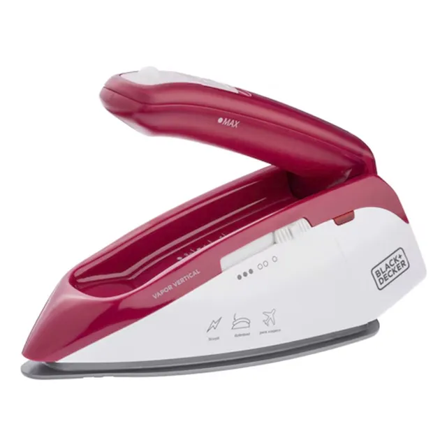 Ferro De Passar Vapor De Viagem Portátil Bivolt Black+decker
