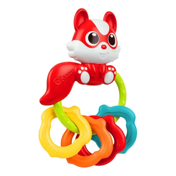 Sonajeros - Chicco Color Rojo Diseño Ardilla