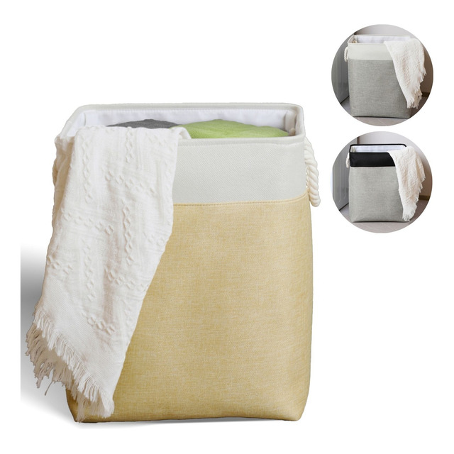 Cesto De Roupa Suja Em Tecido 50 Litros Com Alças Multiuso Cesto De Roupa Suja Em Tecido 50 Litros Com Alças Multiuso