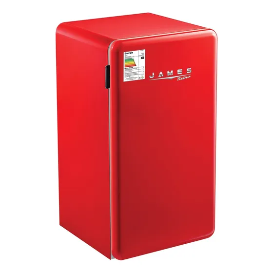 Frigobar Minibar James Rj 90 M Rojo Retro