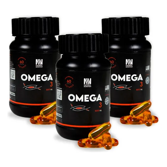 Combo X3 - Omega3 - Aceite De Pescado - 60 Caps Blandas