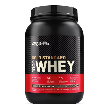 Gold Standard Double Rich Chocolate 907g - Optimum Nutrition Sabor Double Chocolate
