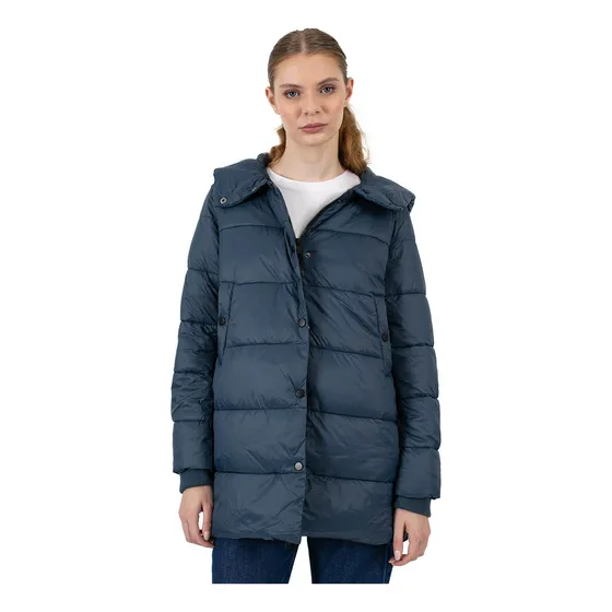 Campera Mujer Termica Abrigo Casual Largo Puffer Briganti