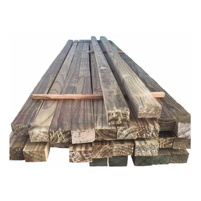 Tirantes De Pino Cca 2  Por 3  Por 330 Madera Tratada Curada