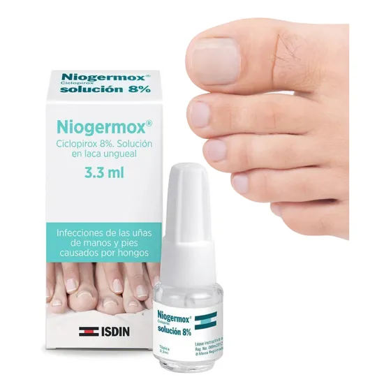 Isdin Niogermox 3.3ml Laca Elimina Hongos En Uñas Onicomicos