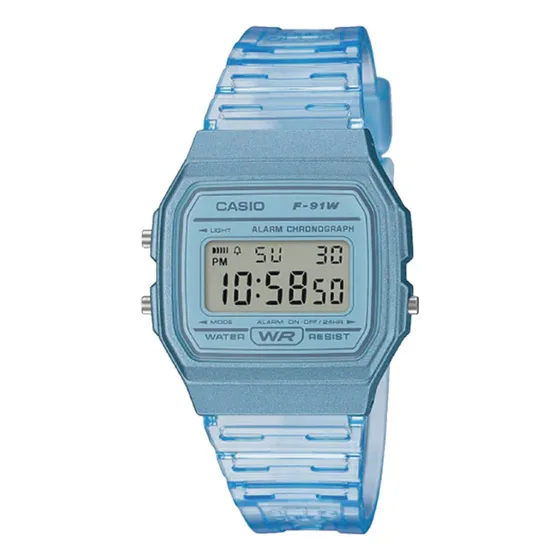 Reloj Casio Unisex F91ws-2df color Azul
