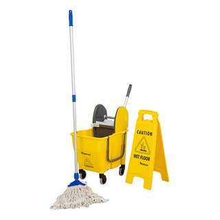 Kit Carrinho Limpeza Mop 01 Espremedor Balde 30l Bralimpia Kit Carrinho Limpeza Mop 01 Espremedor Balde 30l Bralimpia
