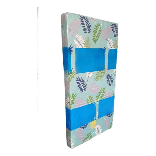 Colchoneta Cama Sencilla Espuma Rosada, Grosor 15cm