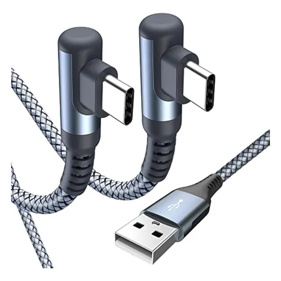 Sweguard Cable Usb C En Ángulo Recto [2 Unidades,